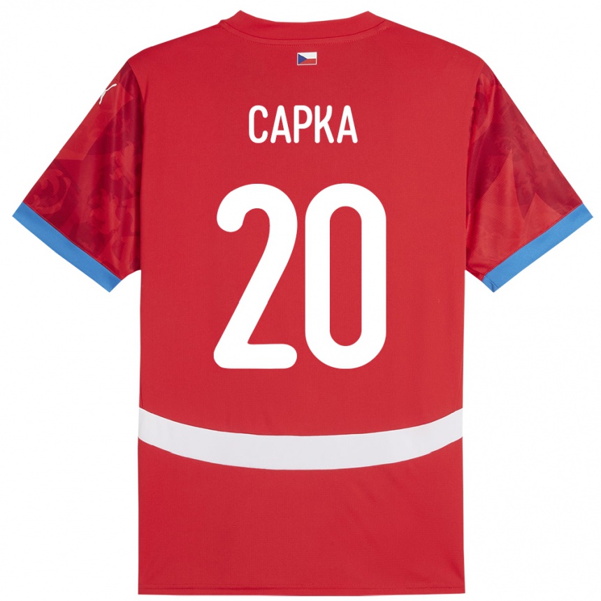 Men Football Czech Republic Filip Capka #20 Red Home Jersey 24-26 T-Shirt Australia