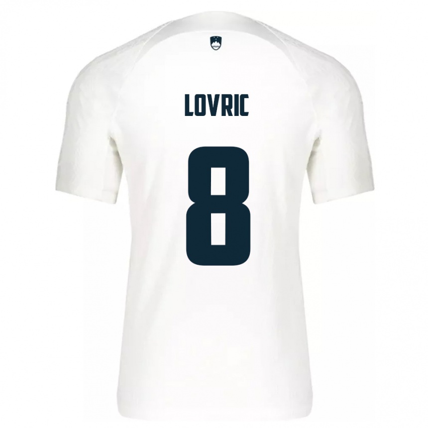 Men Football Slovenia Sandi Lovric #8 White Home Jersey 24-26 T-Shirt Australia