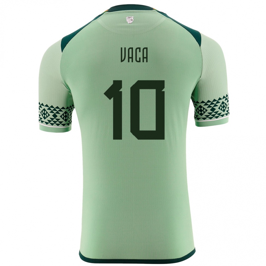 Men Football Bolivia Ramiro Vaca #10 Light Green Home Jersey 24-26 T-Shirt Australia