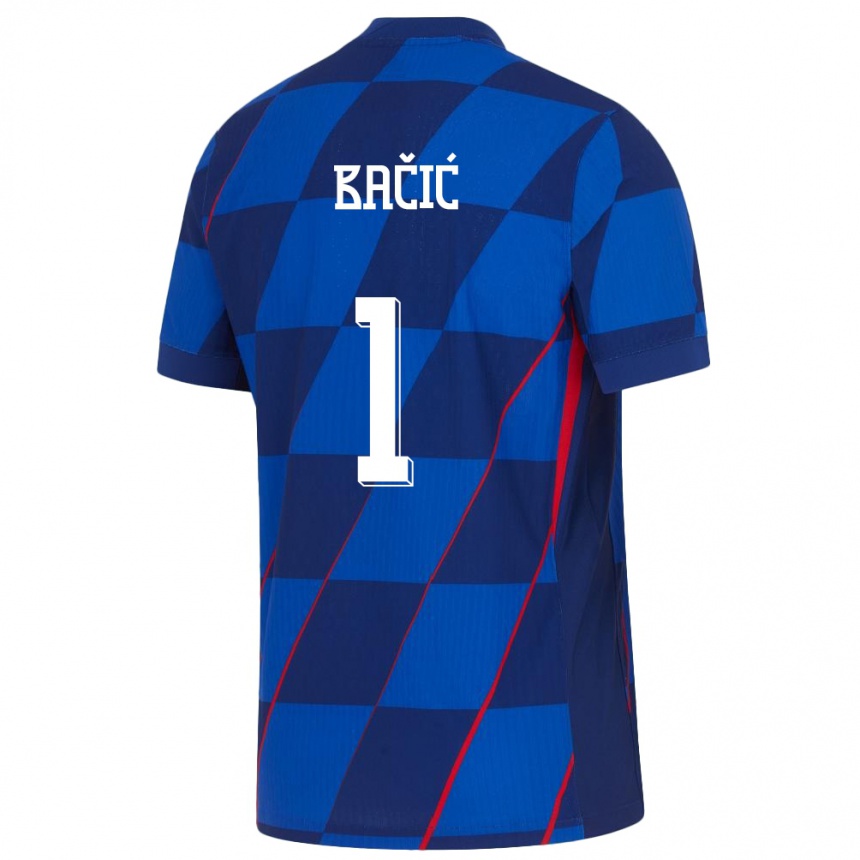 Men Football Croatia Doris Bacic #1 Blue Away Jersey 24-26 T-Shirt Australia