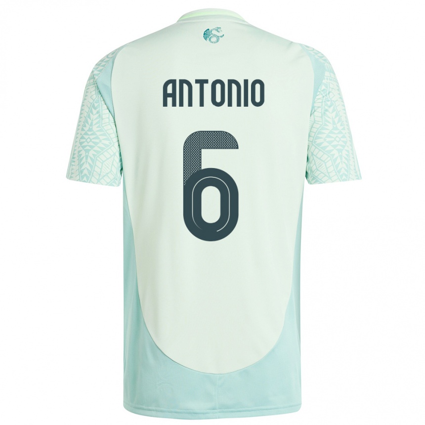 Men Football Mexico Nancy Antonio #6 Linen Green Away Jersey 24-26 T-Shirt Australia