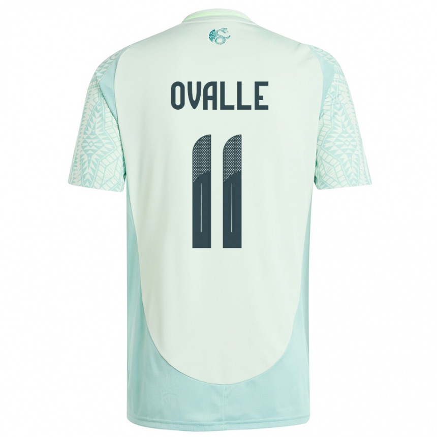 Men Football Mexico Lizbeth Ovalle #11 Linen Green Away Jersey 24-26 T-Shirt Australia