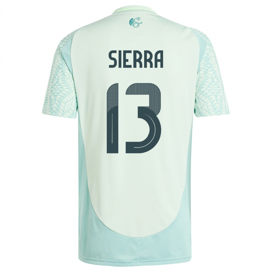 Men Football Mexico Bianca Sierra #13 Linen Green Away Jersey 24-26 T-Shirt Australia