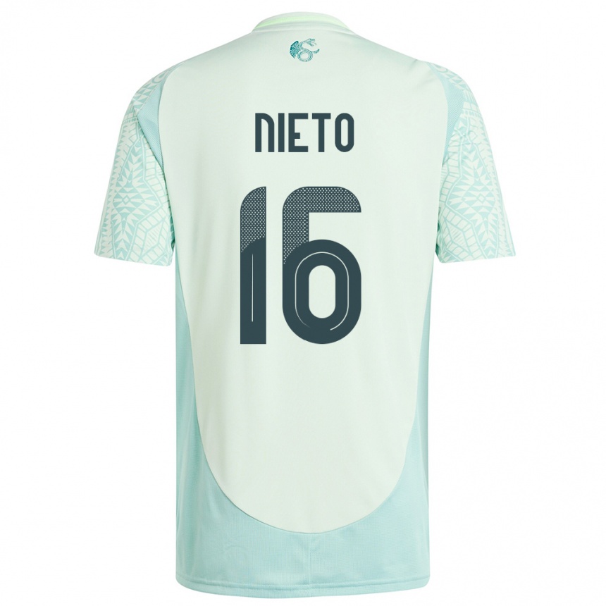 Men Football Mexico Karla Nieto #16 Linen Green Away Jersey 24-26 T-Shirt Australia