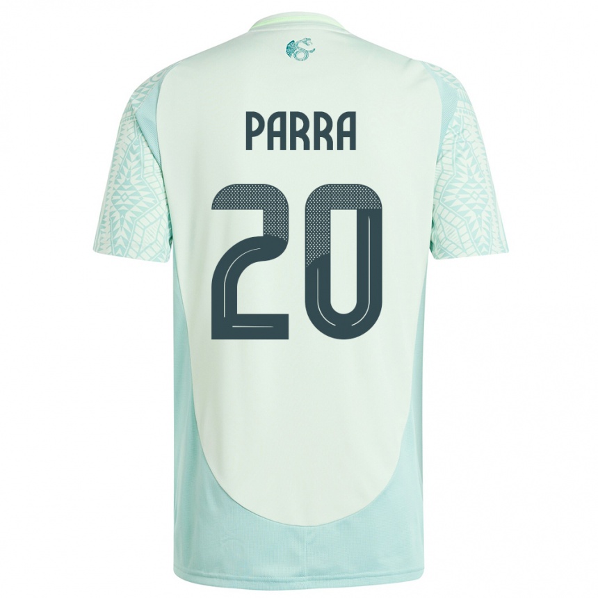 Men Football Mexico Rodrigo Parra #20 Linen Green Away Jersey 24-26 T-Shirt Australia