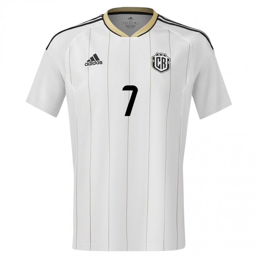 Men Football Costa Rica Melissa Herrera #7 White Away Jersey 24-26 T-Shirt Australia