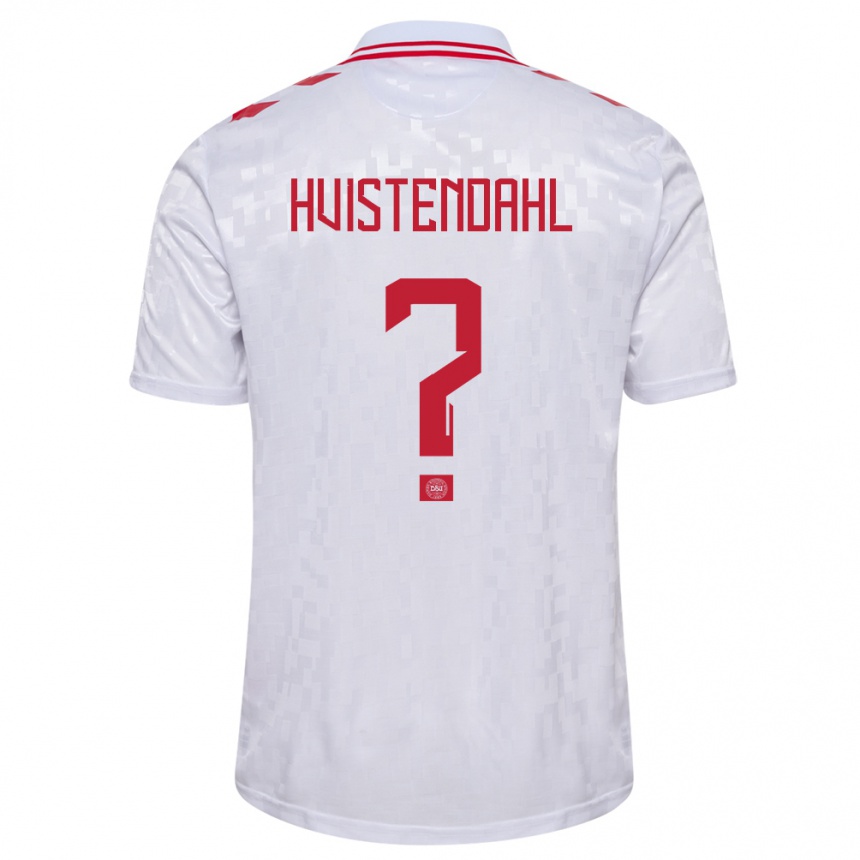 Men Football Denmark Johan Hvistendahl #0 White Away Jersey 24-26 T-Shirt Australia