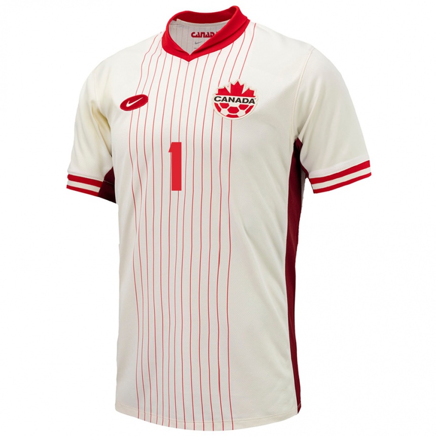 Men Football Canada Ben Alexander #1 White Away Jersey 24-26 T-Shirt Australia