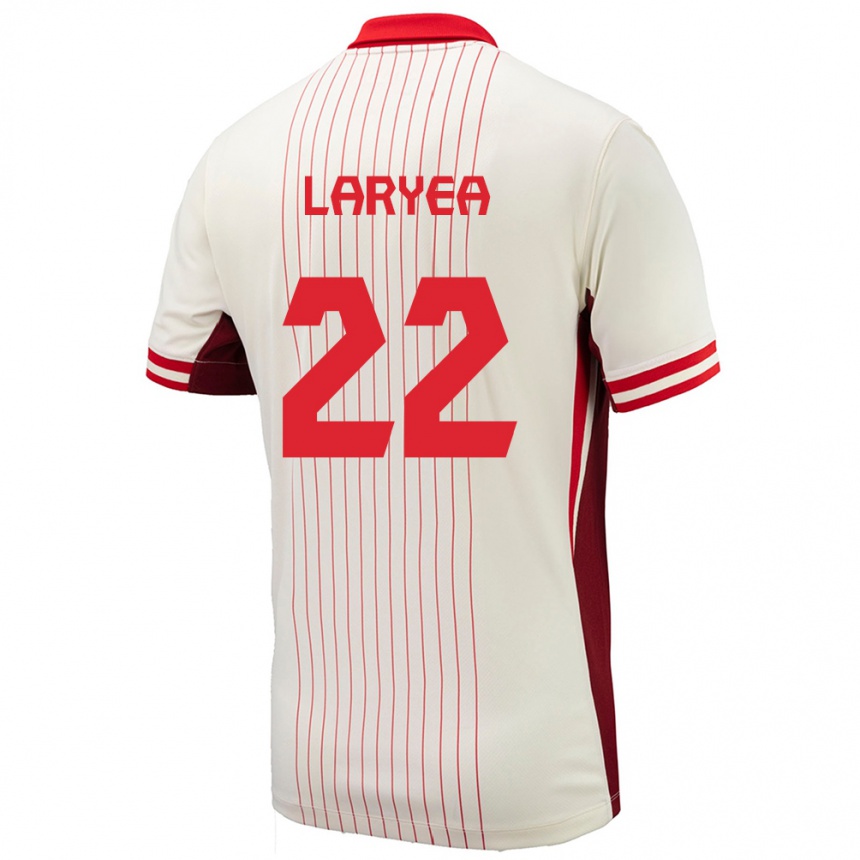 Men Football Canada Richie Laryea #22 White Away Jersey 24-26 T-Shirt Australia