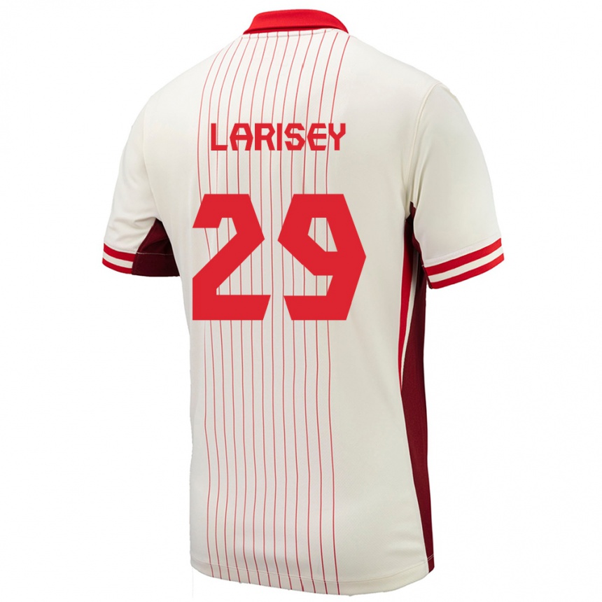 Men Football Canada Clarissa Larisey #29 White Away Jersey 24-26 T-Shirt Australia