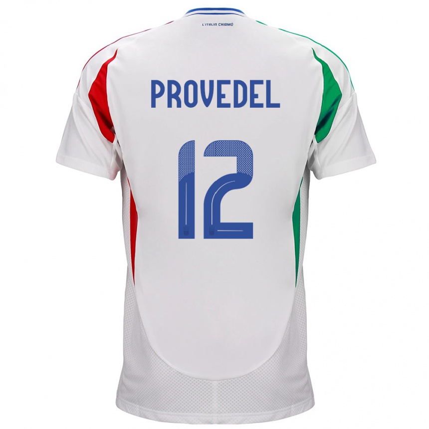 Men Football Italy Ivan Provedel #12 White Away Jersey 24-26 T-Shirt Australia