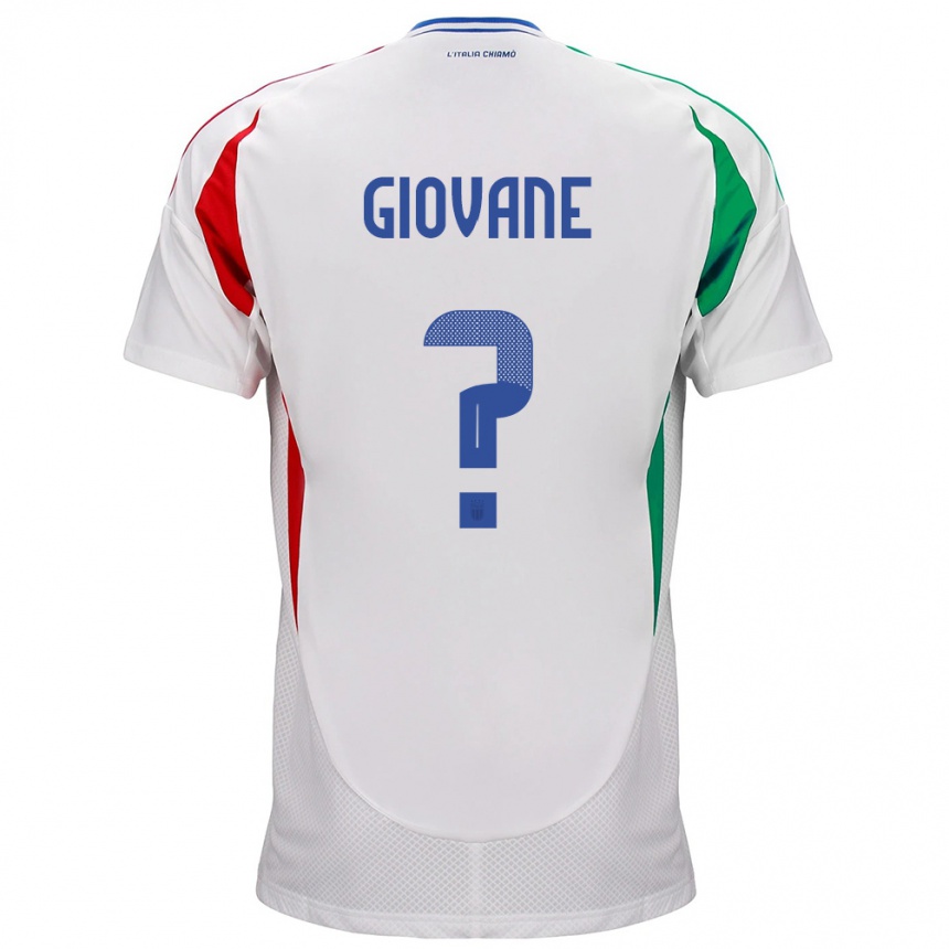 Men Football Italy Samuel Giovane #0 White Away Jersey 24-26 T-Shirt Australia