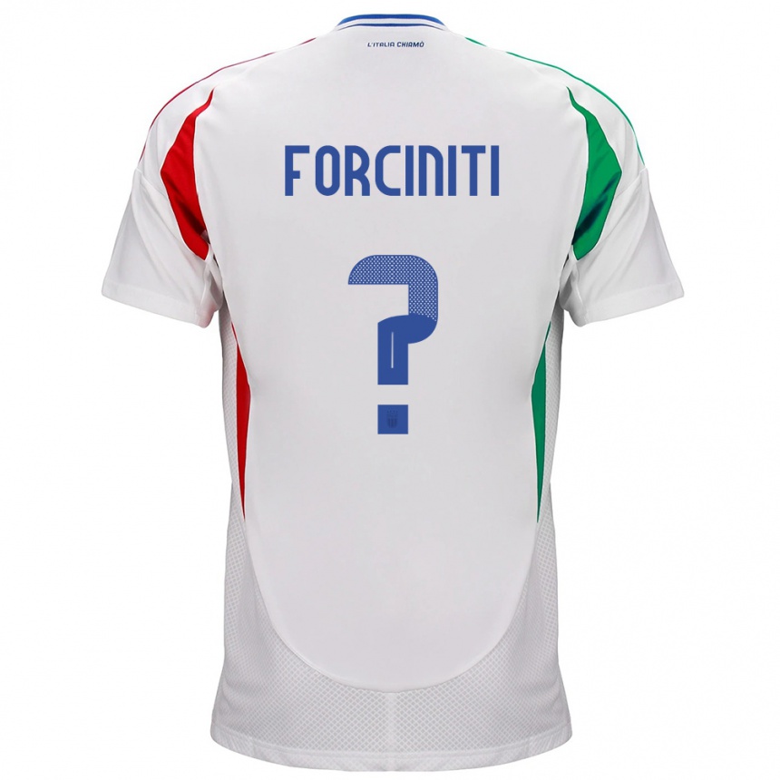 Men Football Italy Luigi Forciniti #0 White Away Jersey 24-26 T-Shirt Australia