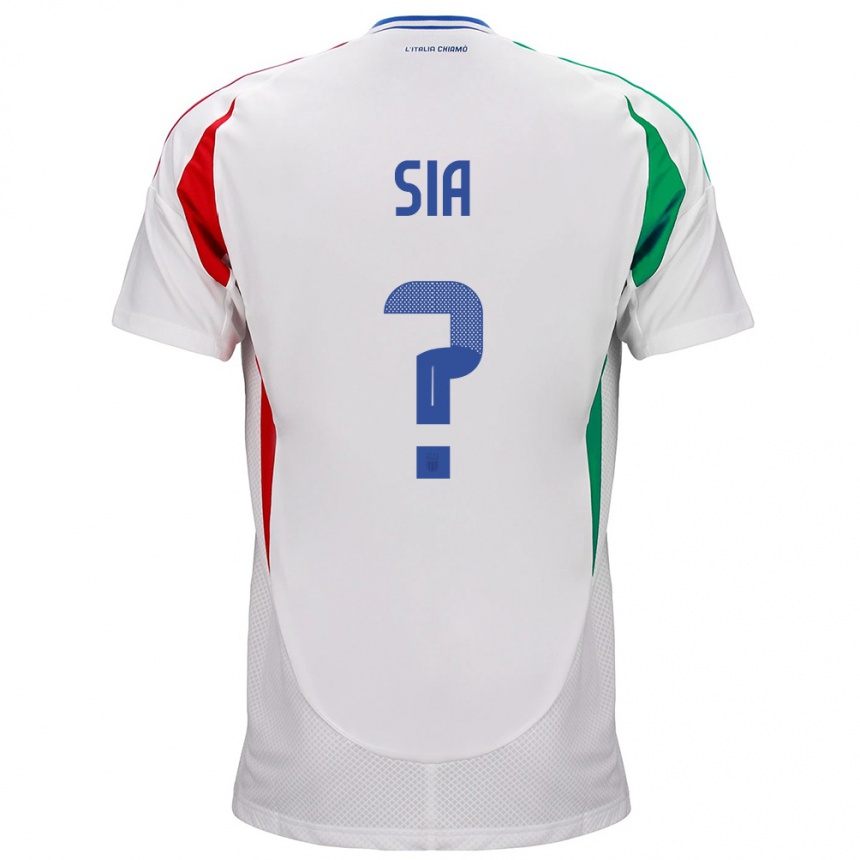 Men Football Italy Diego Sia #0 White Away Jersey 24-26 T-Shirt Australia