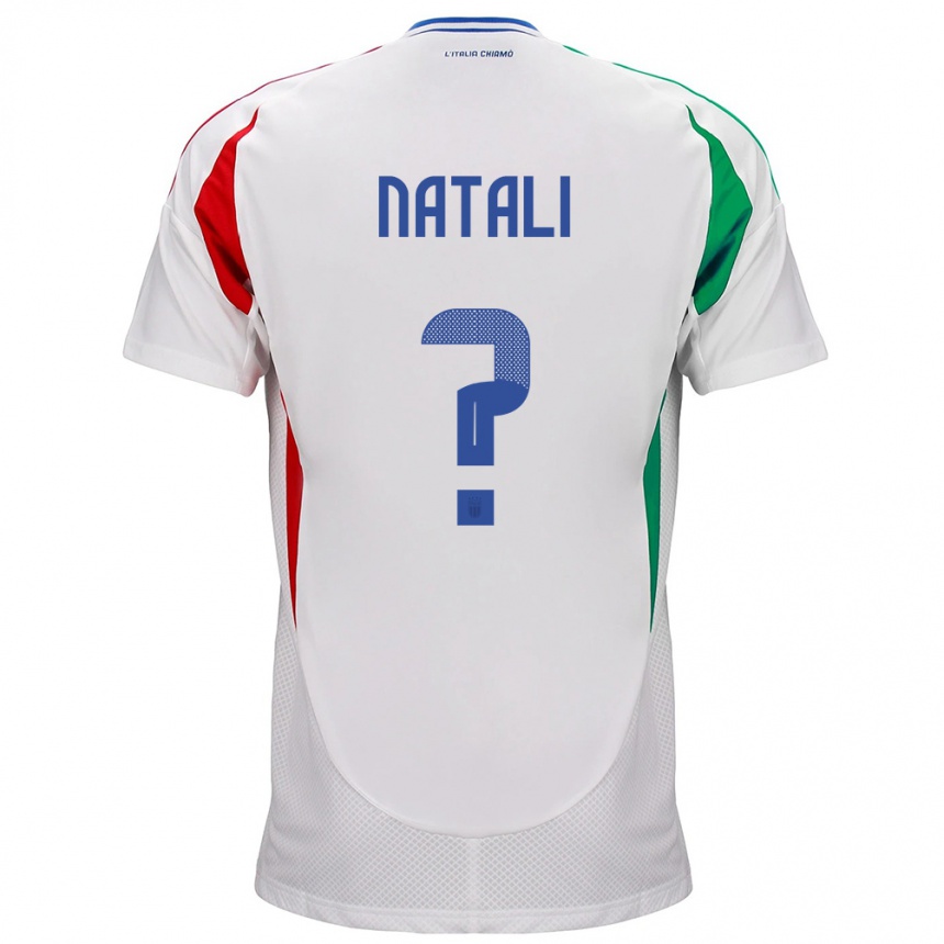 Men Football Italy Andrea Natali #0 White Away Jersey 24-26 T-Shirt Australia