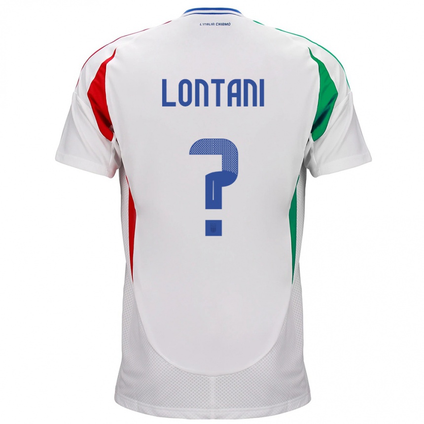 Men Football Italy Simone Lontani #0 White Away Jersey 24-26 T-Shirt Australia