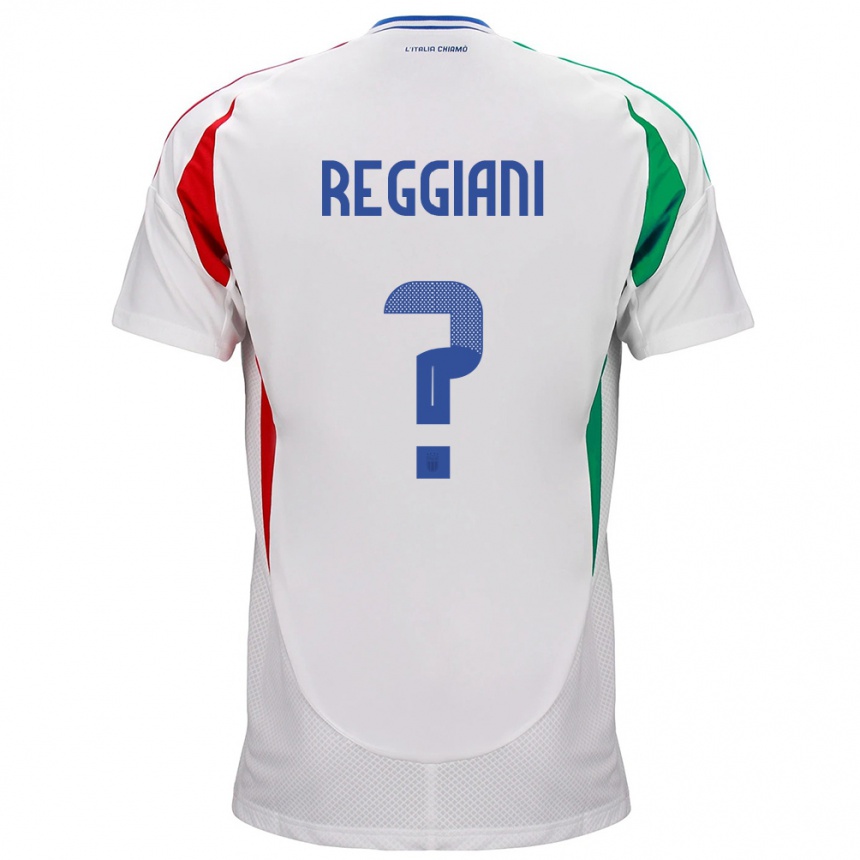 Men Football Italy Luca Reggiani #0 White Away Jersey 24-26 T-Shirt Australia