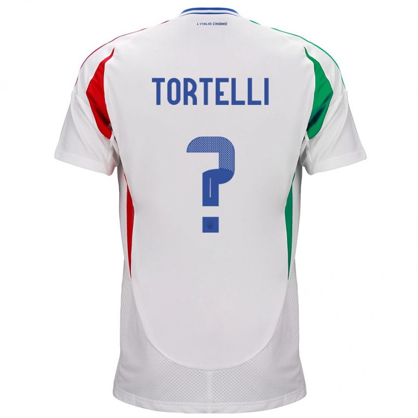 Men Football Italy Alice Tortelli #0 White Away Jersey 24-26 T-Shirt Australia