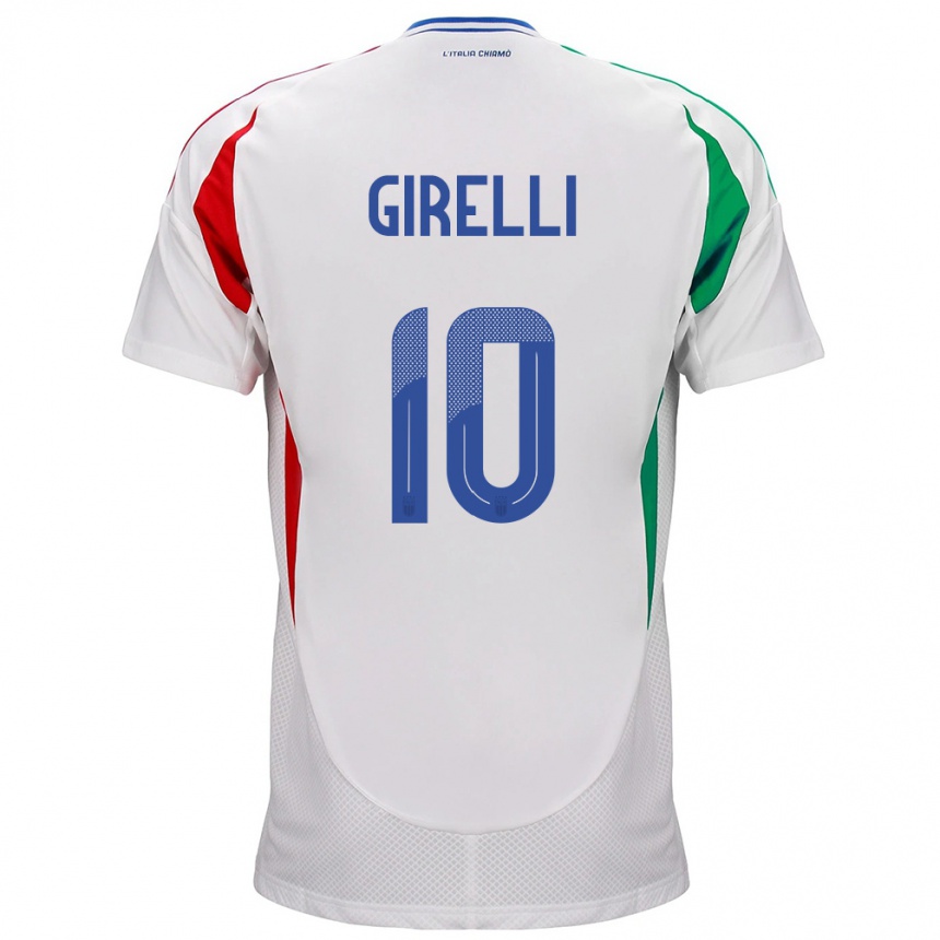 Men Football Italy Cristiana Girelli #10 White Away Jersey 24-26 T-Shirt Australia