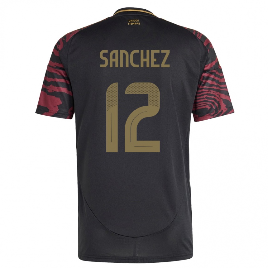 Men Football Peru Maryory Sánchez #12 Black Away Jersey 24-26 T-Shirt Australia