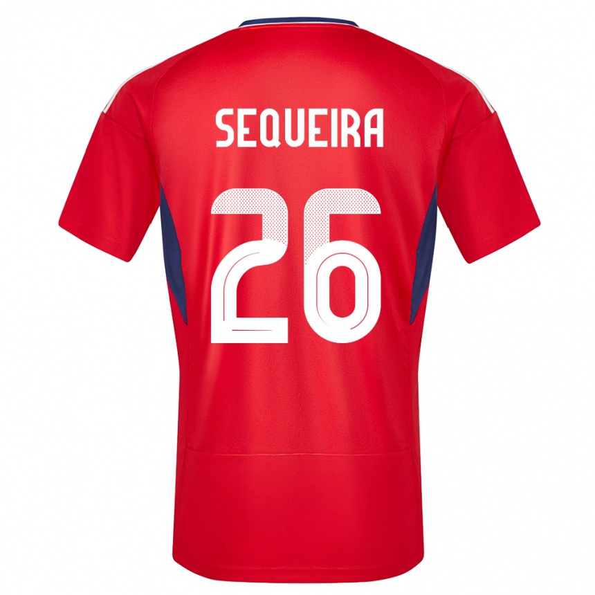 Women Football Costa Rica Douglas Sequeira #26 Red Home Jersey 24-26 T-Shirt Australia