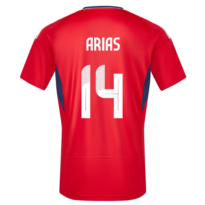 Women Football Costa Rica Timothy Arias #14 Red Home Jersey 24-26 T-Shirt Australia