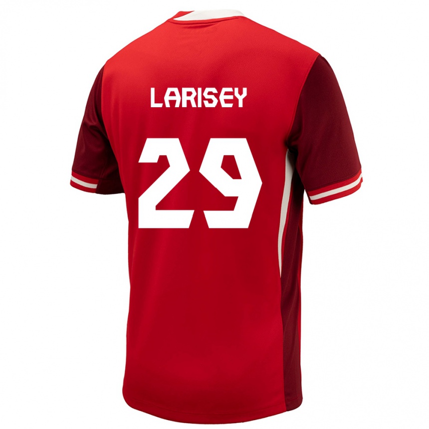 Women Football Canada Clarissa Larisey #29 Red Home Jersey 24-26 T-Shirt Australia