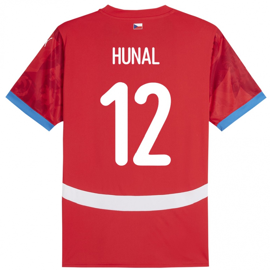 Women Football Czech Republic Eric Hunal #12 Red Home Jersey 24-26 T-Shirt Australia