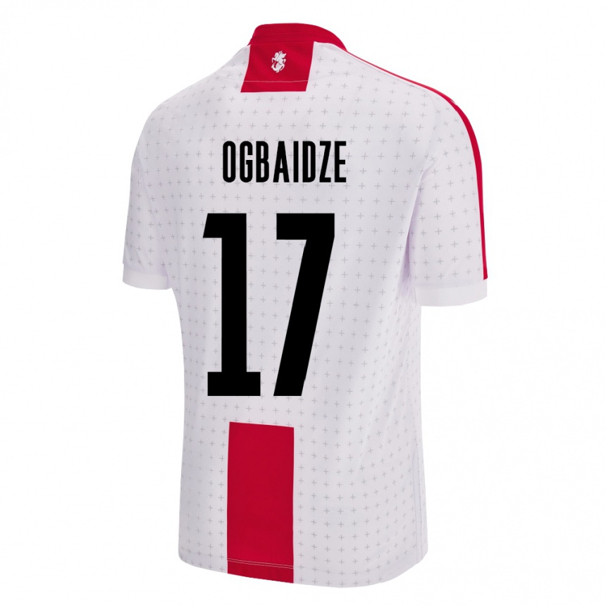 Women Football Georgia Shalva Ogbaidze #17 White Home Jersey 24-26 T-Shirt Australia