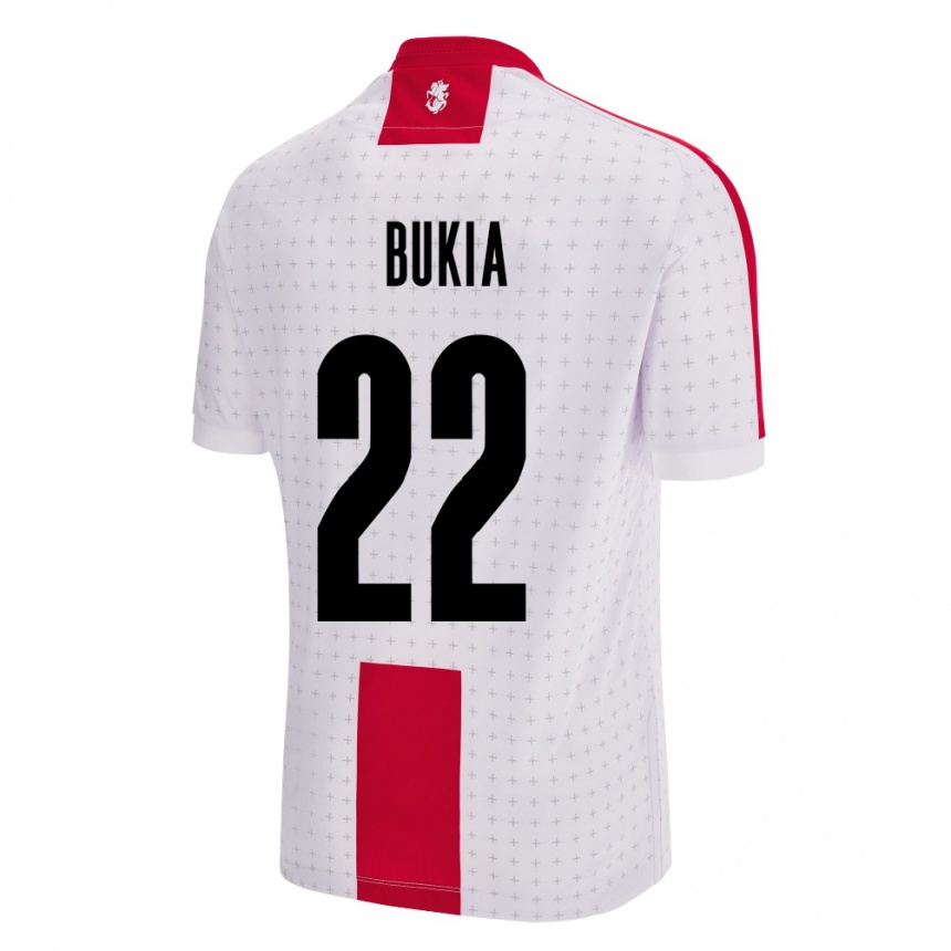 Women Football Georgia Davit Bukia #22 White Home Jersey 24-26 T-Shirt Australia