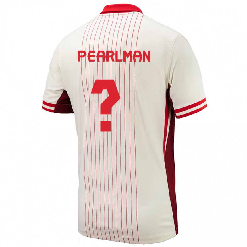 Women Football Canada Adam Pearlman #0 White Away Jersey 24-26 T-Shirt Australia