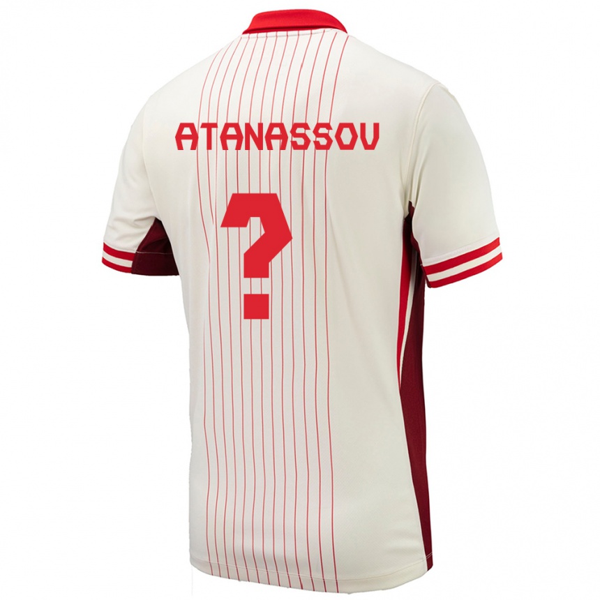 Women Football Canada Georgi Atanassov #0 White Away Jersey 24-26 T-Shirt Australia