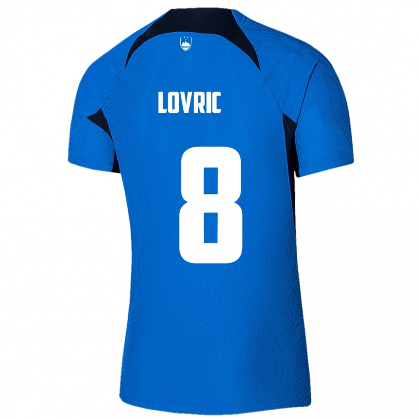 Women Football Slovenia Sandi Lovric #8 Blue Away Jersey 24-26 T-Shirt Australia