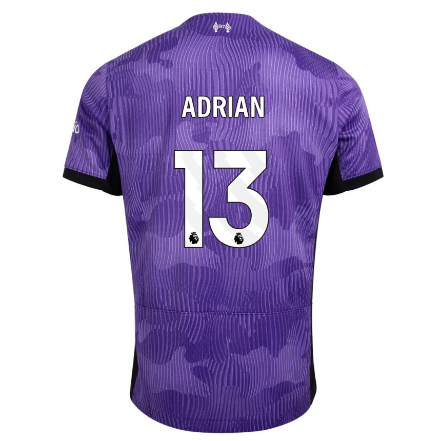 Kids Adrian #13 Purple Third Jersey 2023/24 T-Shirt Australia