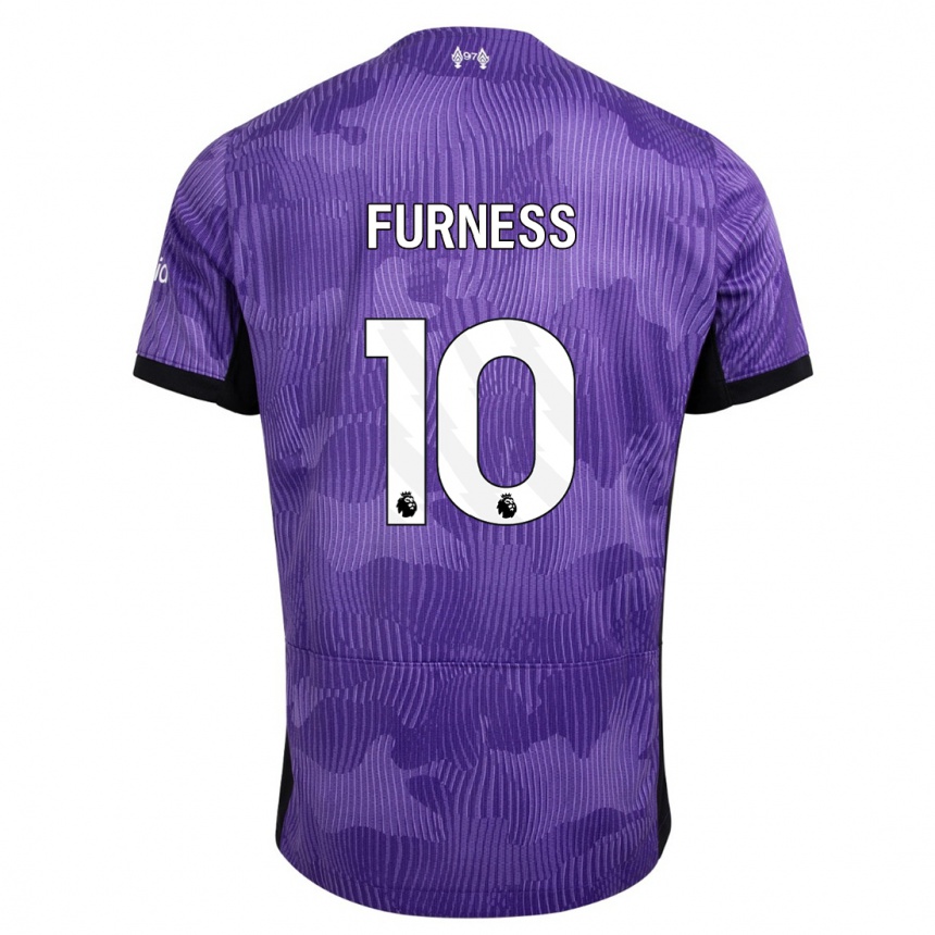 Kids Rachel Furness #10 Purple Third Jersey 2023/24 T-Shirt Australia