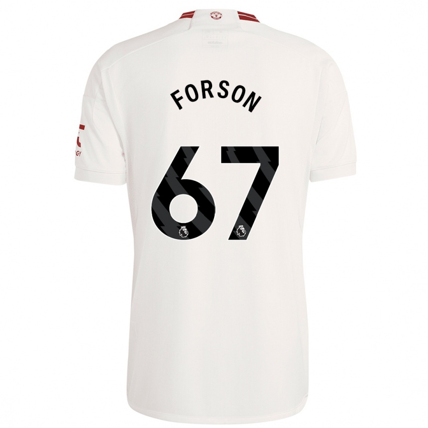 Kids Omari Forson #67 White Third Jersey 2023/24 T-Shirt Australia