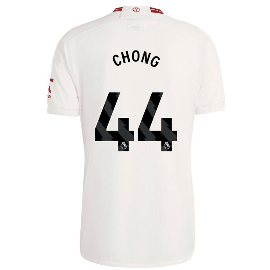 Kids  Tahith Chong #44 White Third Jersey 2023/24 T-Shirt Australia