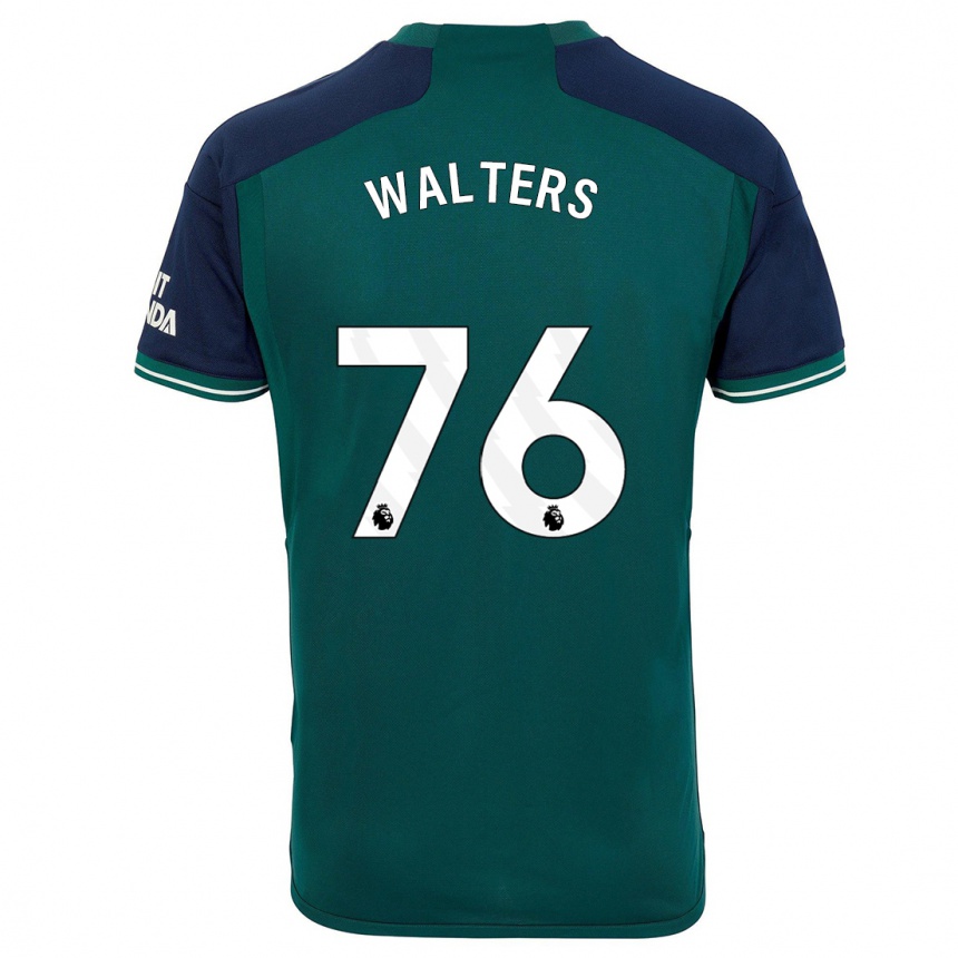 Kids Reuell Walters #76 Green Third Jersey 2023/24 T-Shirt Australia