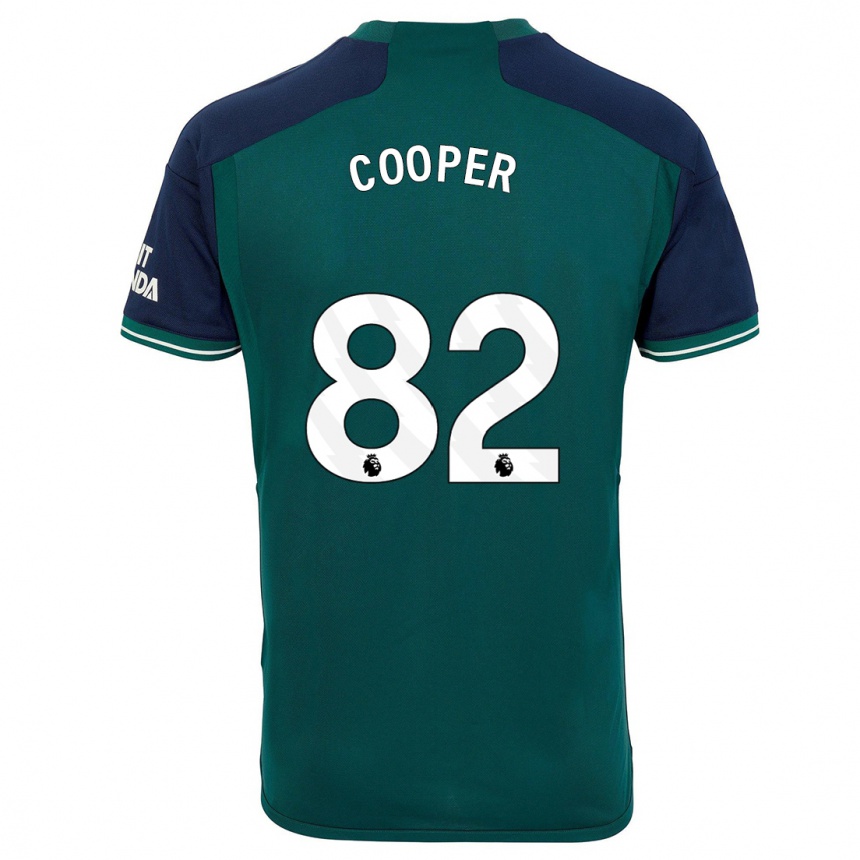 Kids Noah Cooper #82 Green Third Jersey 2023/24 T-Shirt Australia