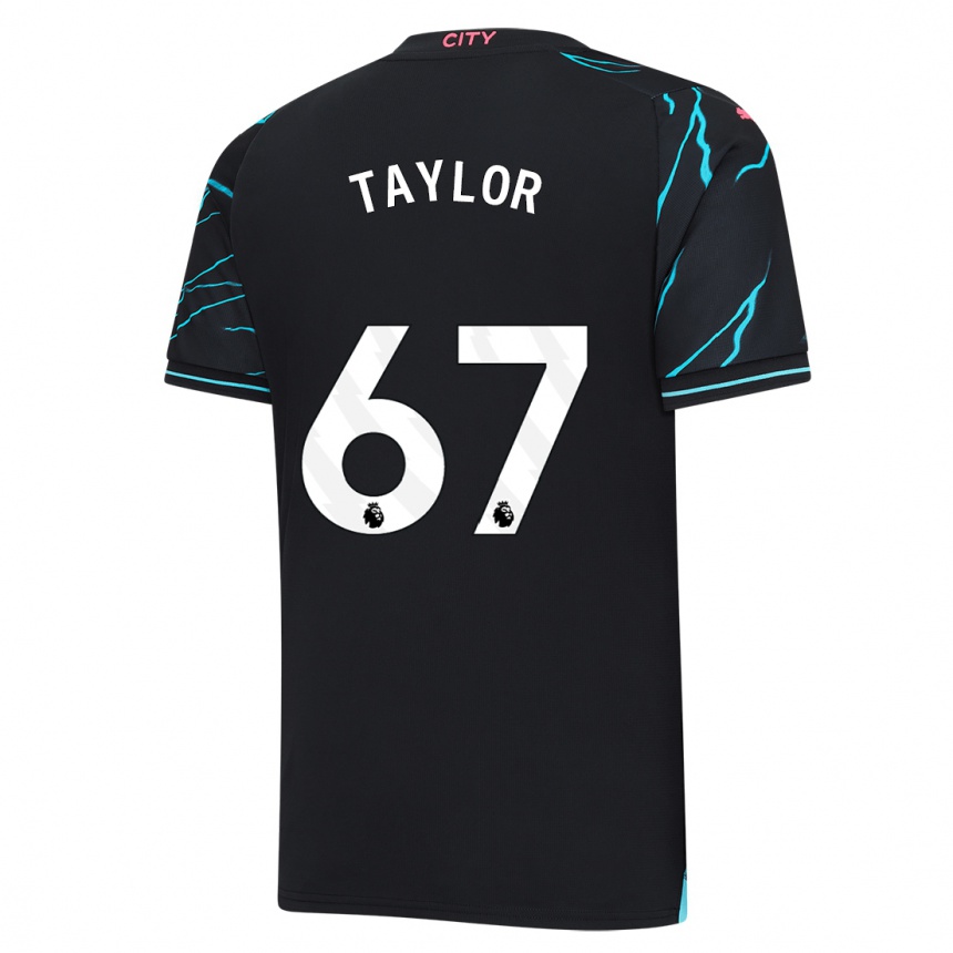 Kids  Kane Taylor #67 Dark Blue Third Jersey 2023/24 T-Shirt Australia