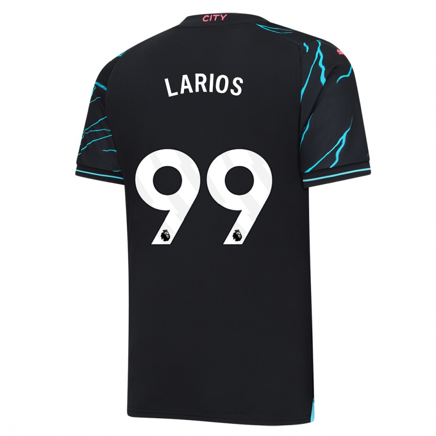 Kids Juan Larios #99 Dark Blue Third Jersey 2023/24 T-Shirt Australia