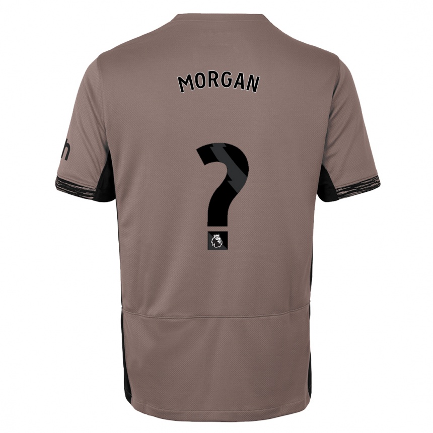 Kids Kieran Morgan #0 Dark Beige Third Jersey 2023/24 T-Shirt Australia