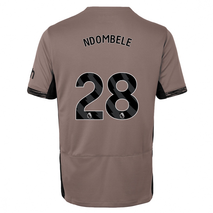 Kids Tanguy Ndombele #28 Dark Beige Third Jersey 2023/24 T-Shirt Australia