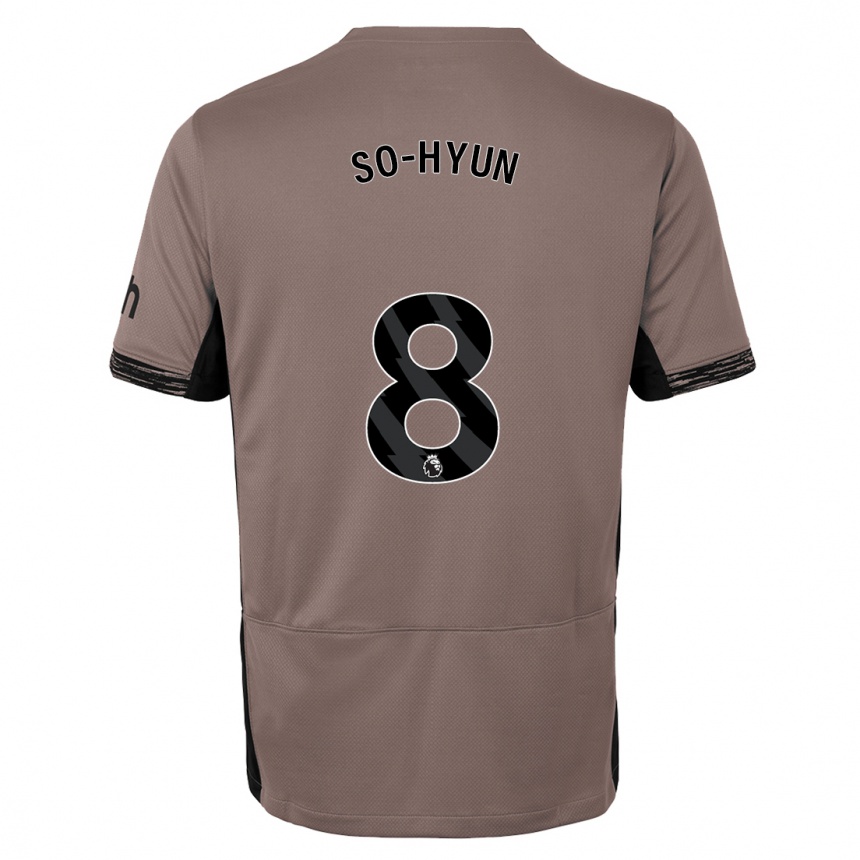 Kids Cho So-Hyun #8 Dark Beige Third Jersey 2023/24 T-Shirt Australia