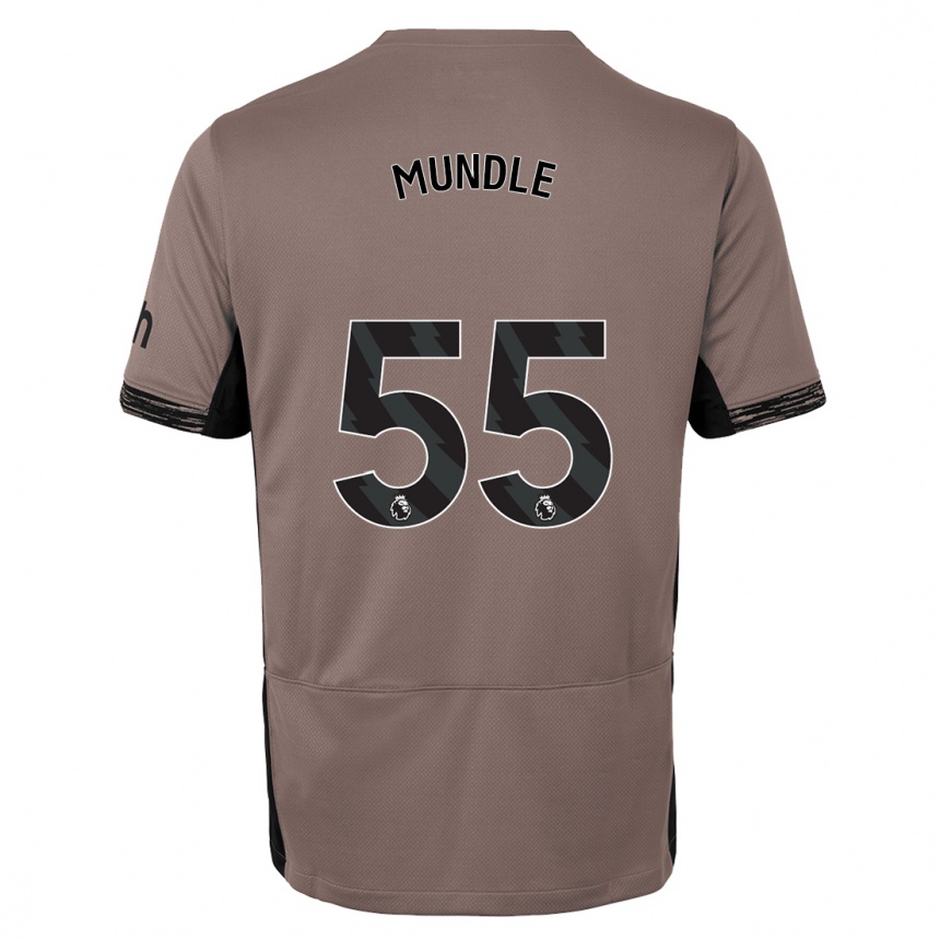 Kids  Romaine Mundle #55 Dark Beige Third Jersey 2023/24 T-Shirt Australia