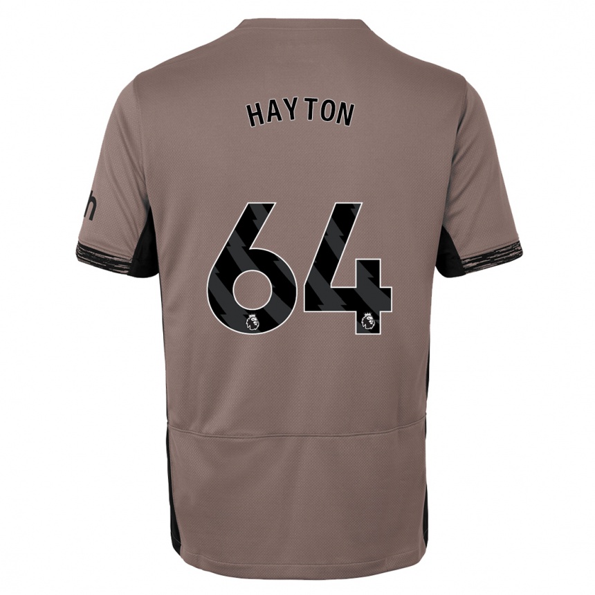 Kids  Adam Hayton #64 Dark Beige Third Jersey 2023/24 T-Shirt Australia