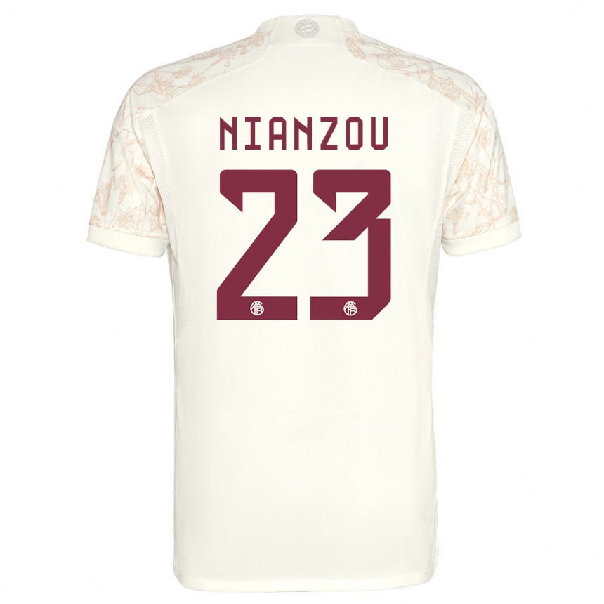 Kids Tanguy Nianzou #23 Off White Third Jersey 2023/24 T-Shirt Australia