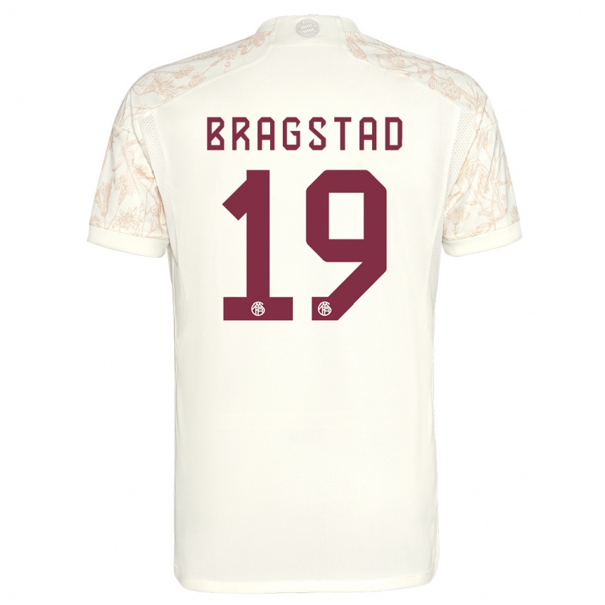 Kids Emilie Bragstad #19 Off White Third Jersey 2023/24 T-Shirt Australia