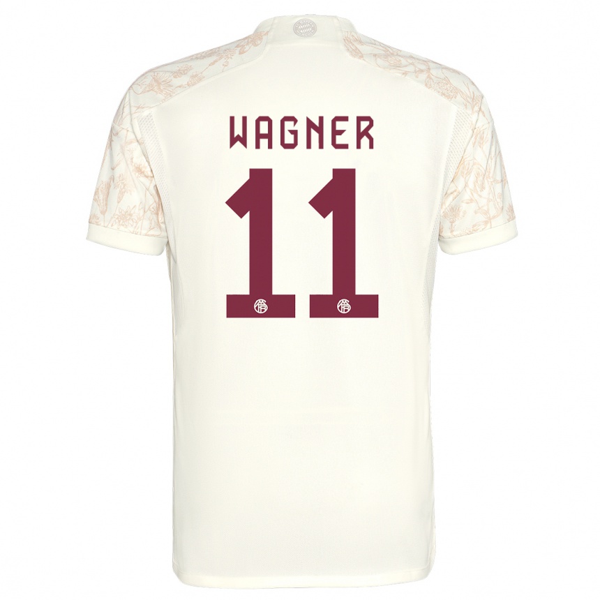 Kids  Ricardo Wagner #11 Off White Third Jersey 2023/24 T-Shirt Australia