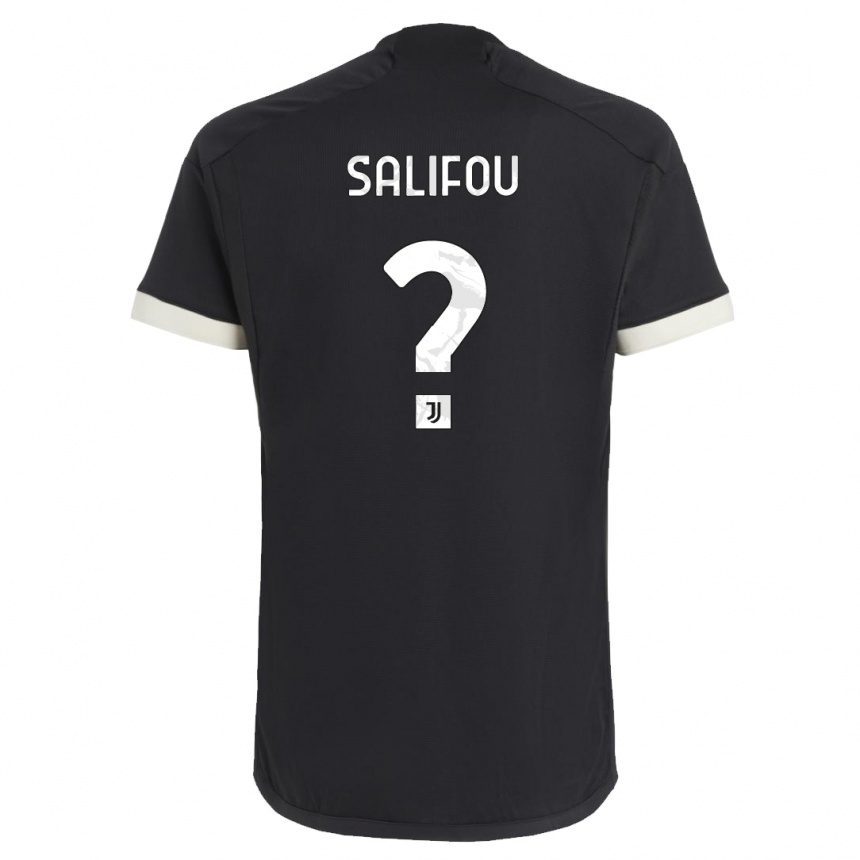 Kids Dikeni Salifou #0 Black Third Jersey 2023/24 T-Shirt Australia